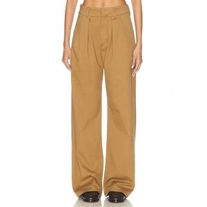 Citizens Of Humanity Tan Wide Leg High-Waisted Pants
